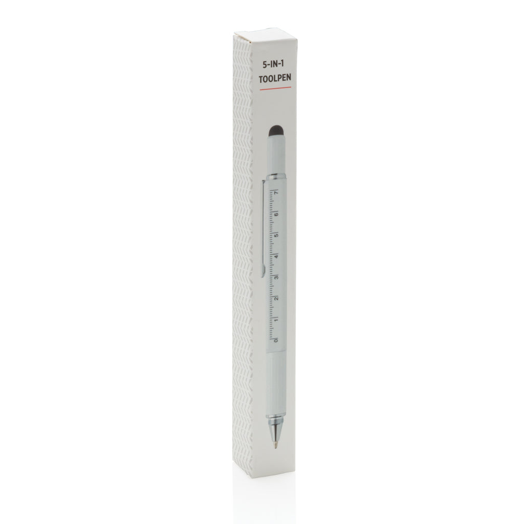 5-in-1 aluminium toolpen