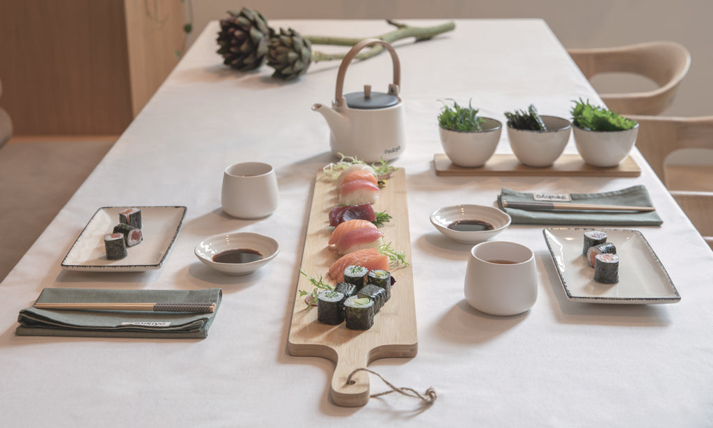 Ukiyo Aware™ 180gr rcotton table cloth 250x140cm