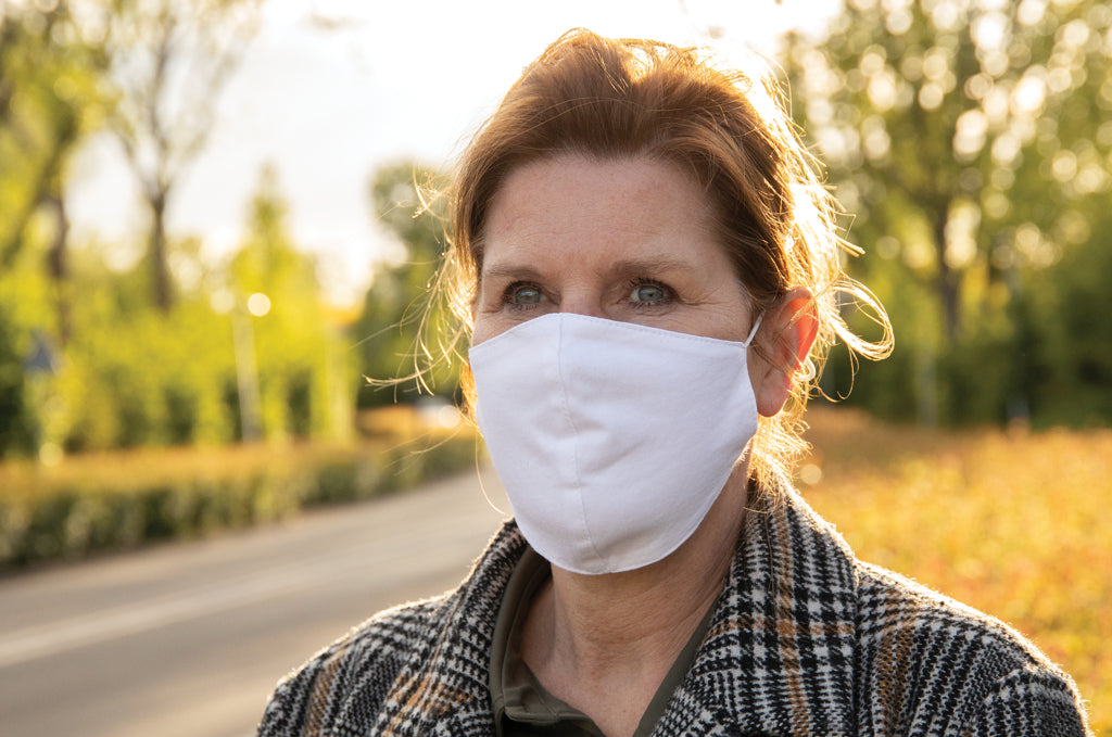 Reusable 2-ply cotton face mask