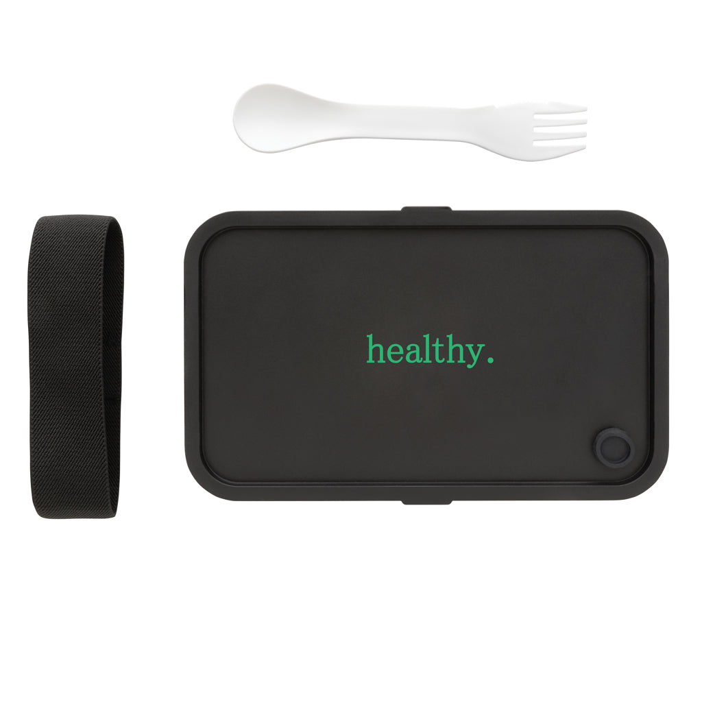 PP lunch box with spork