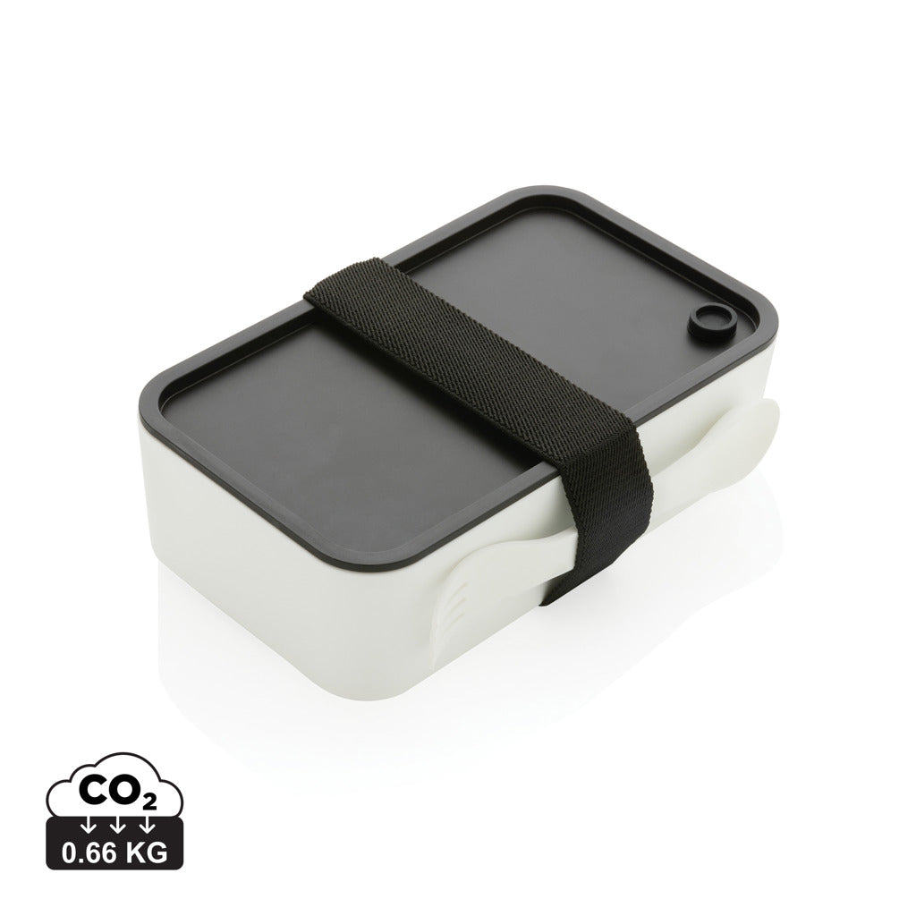 PP lunch box with spork