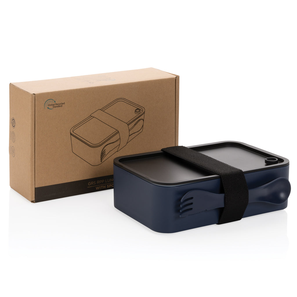 PP lunch box with spork