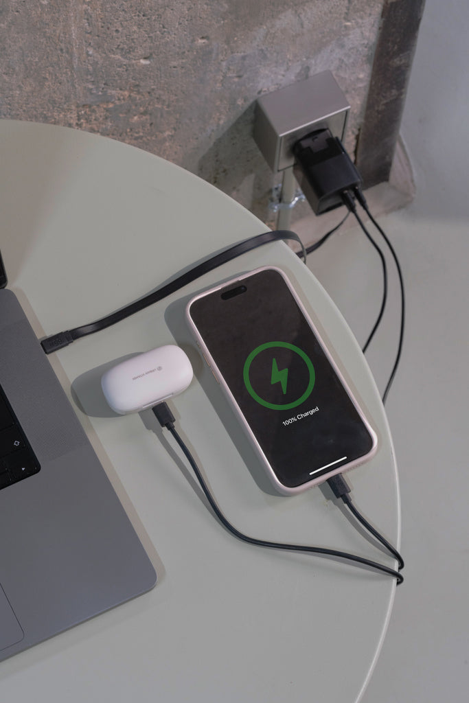 Urban Vitamin Mendocino 65W GaN charger retractable cable