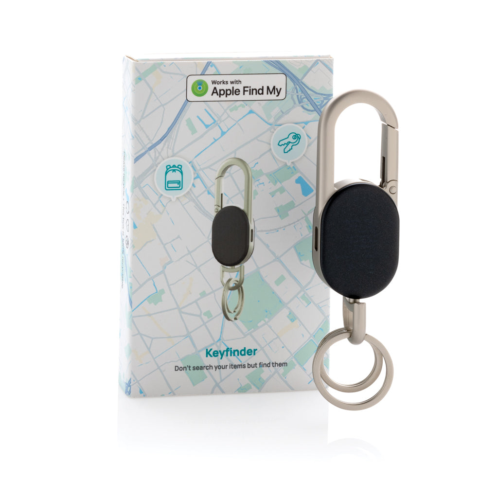 Keyfinder keychain with worldwide locating and USB C