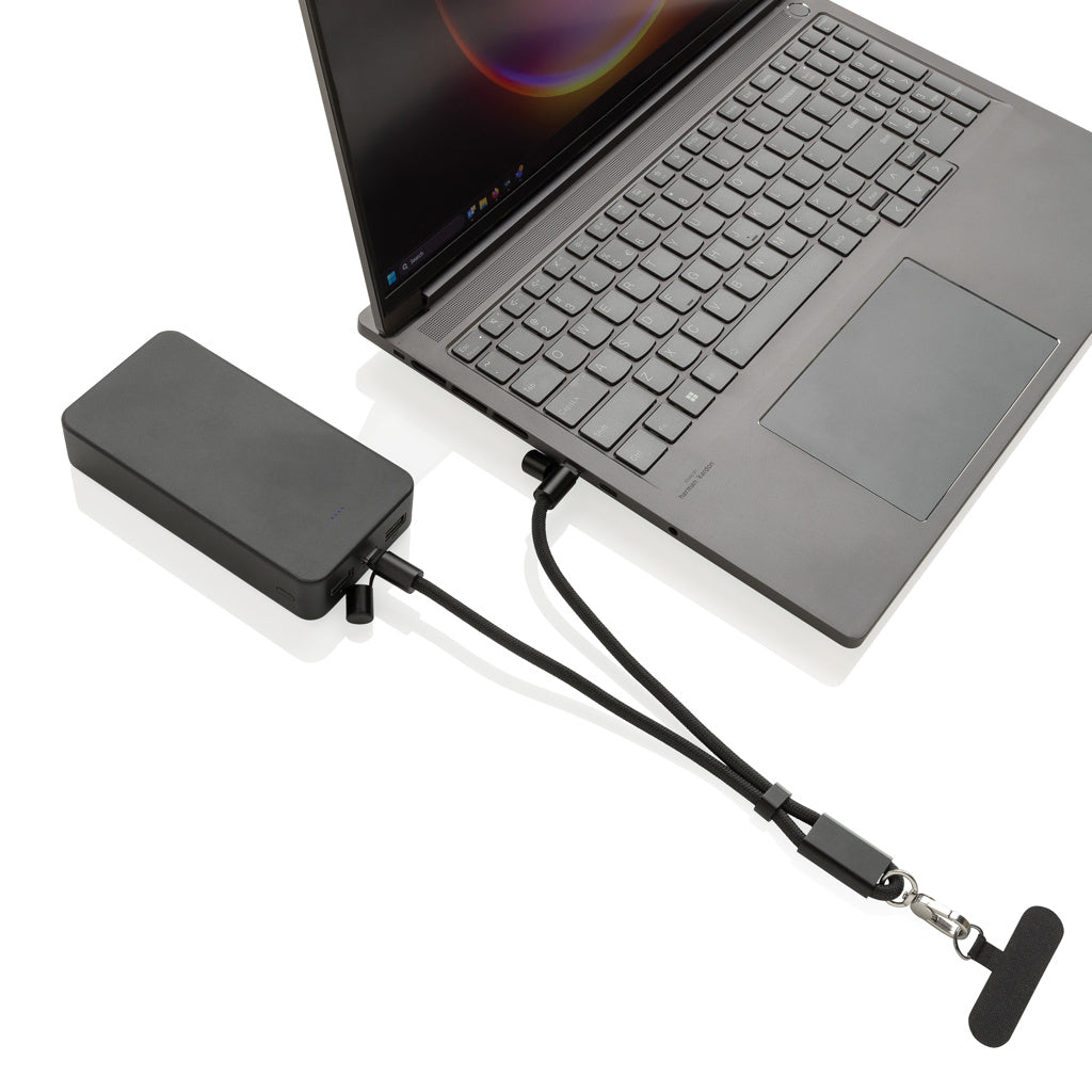 LoopAmp RCS RPET adjustable phone wrist strap 60W cable