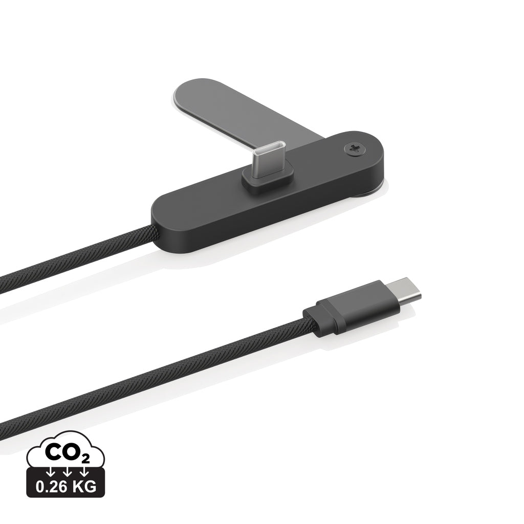 Aluvia RCS 65W PD Cable with adjustable phone stand