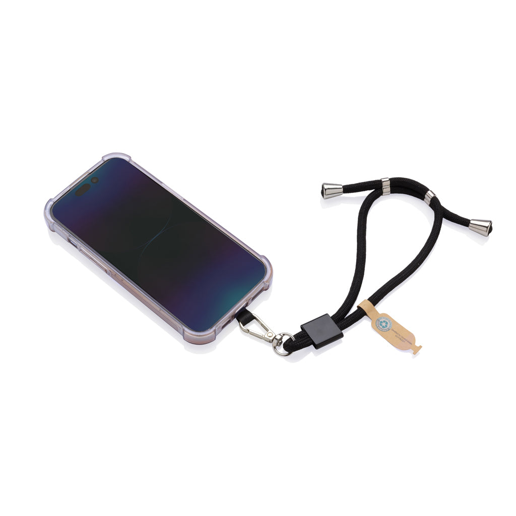 CarryLoop RCS recycled PET adjustable phone holder wristlet
