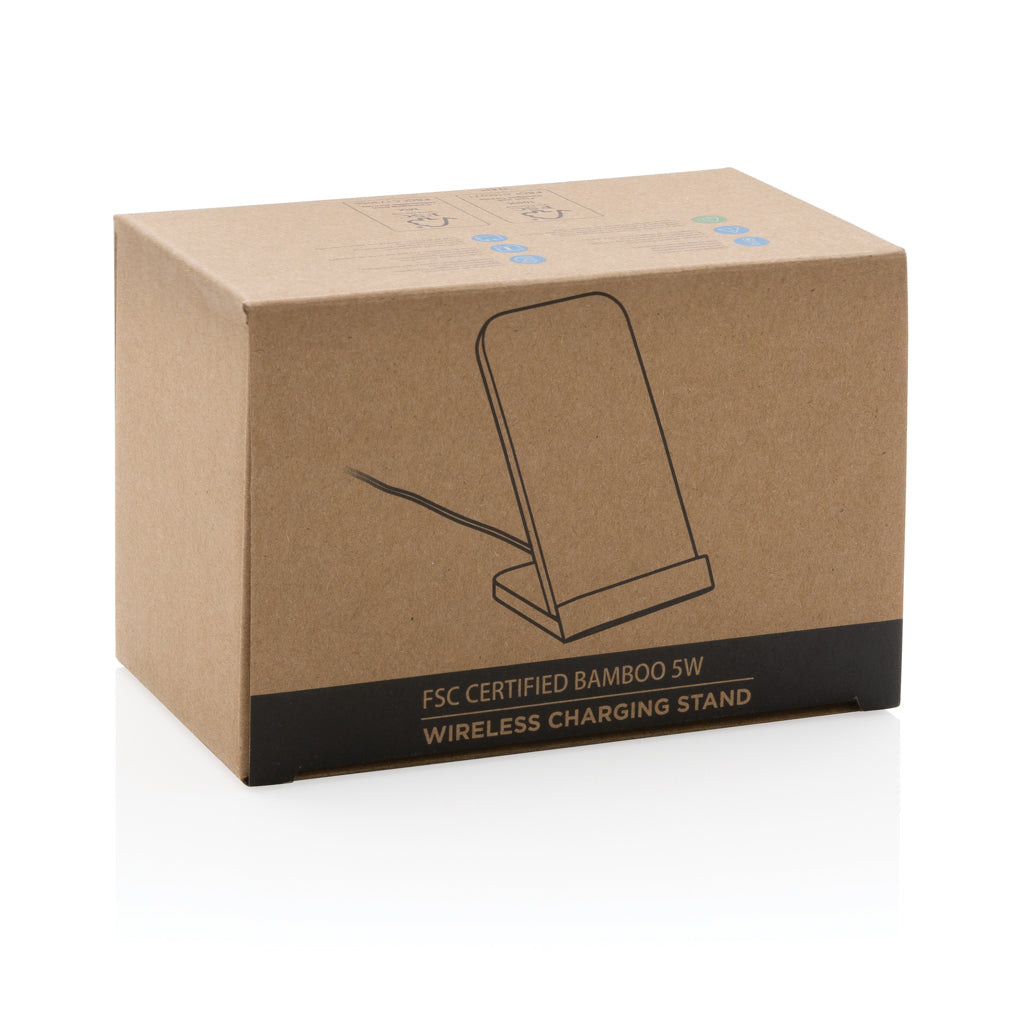 Bamboo 5W wireless charging stand