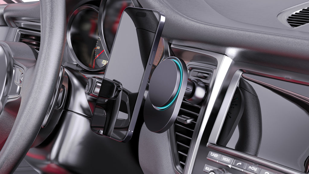 PowerCruze RCS rplastic 15W magnetic charging car holder