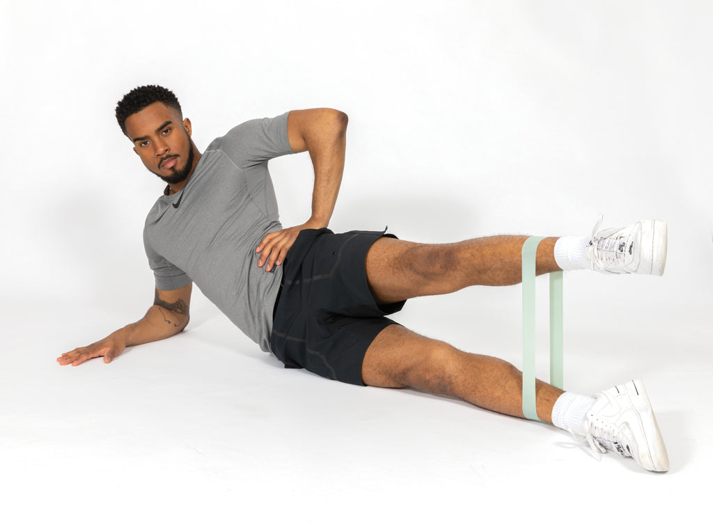 4pc elastic fitness bands in pouch