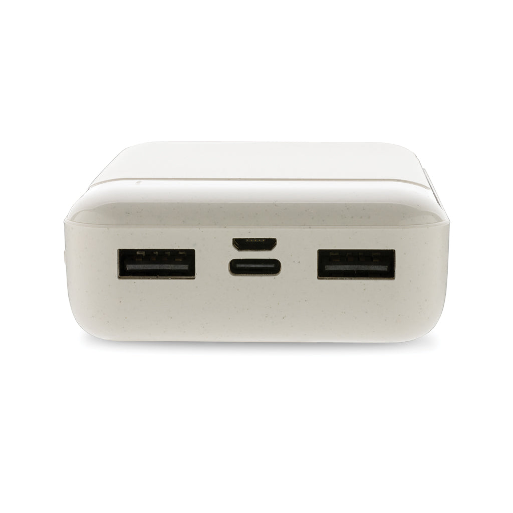 RCS standard recycled plastic 10.000 mAh powerbank