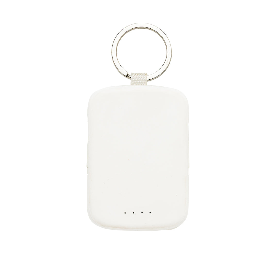 Nexo RCS keychain 2000 mah powerbank with integrated cables