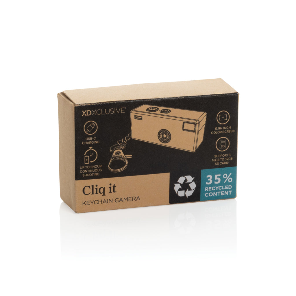 Cliq it RCS recycled Keychain Camera