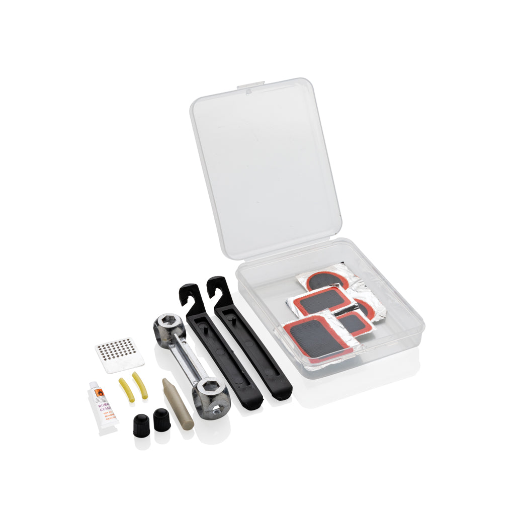 Bike repair kit compact - transparent, Polypropylene