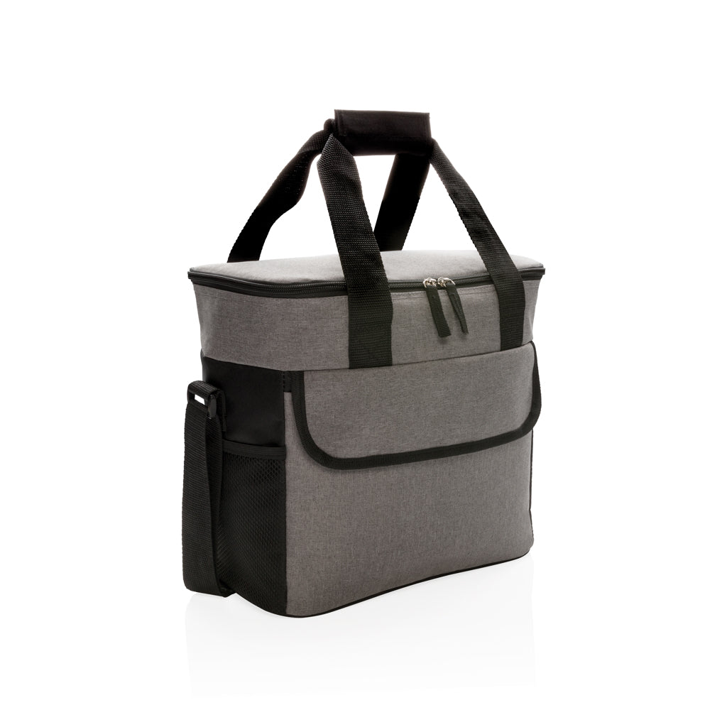 Large basic cooler bag - grey, Polyester