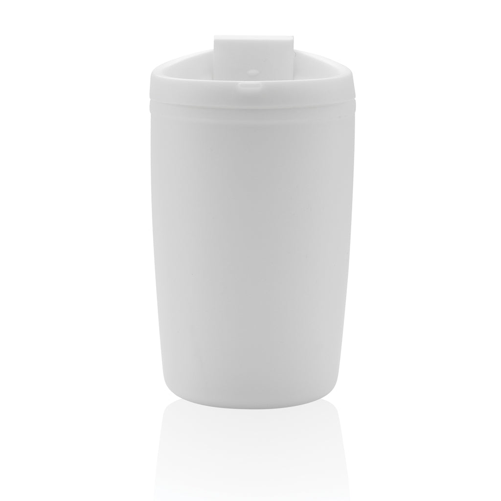 GRS Recycled PP tumbler with flip lid