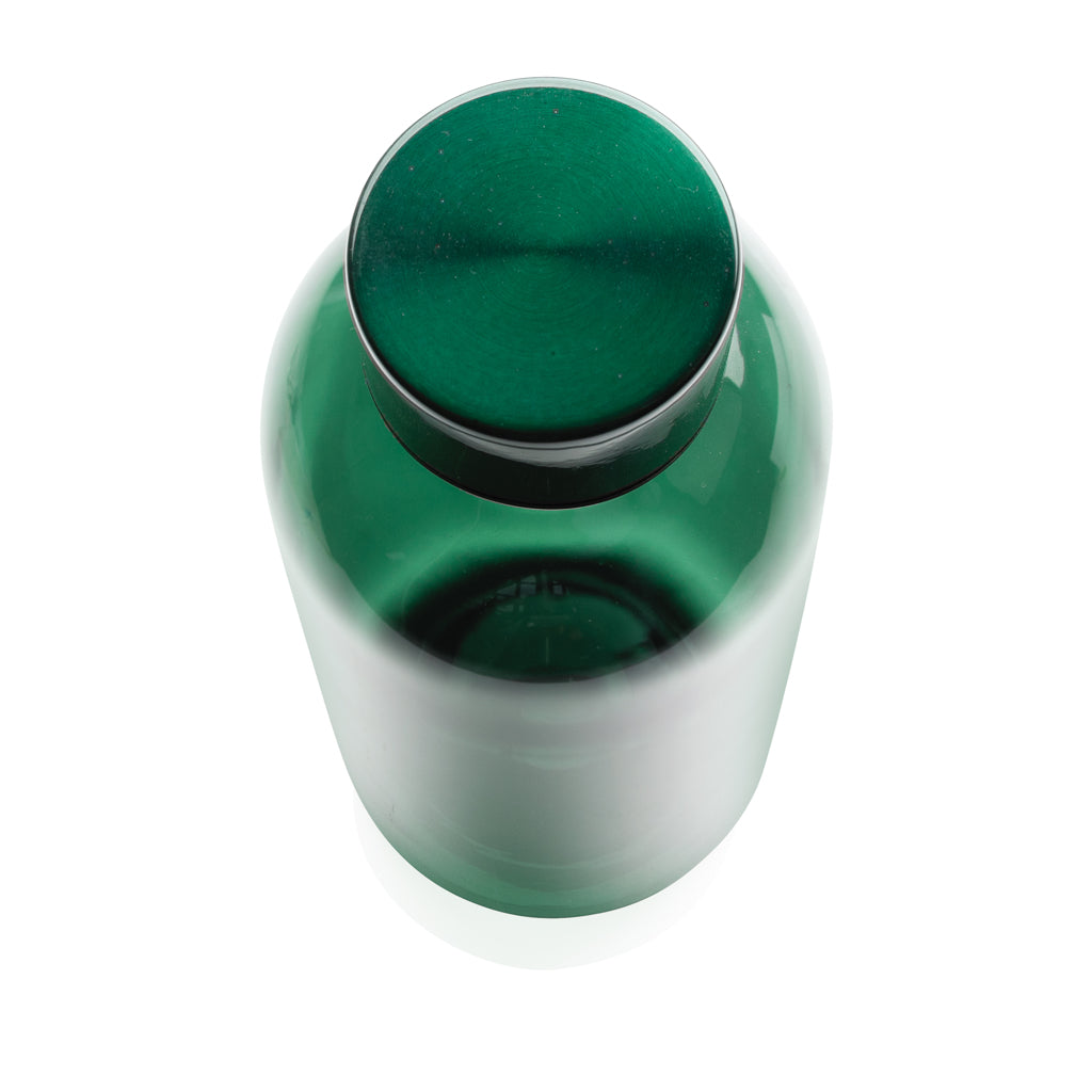 Leakproof water bottle with metallic lid