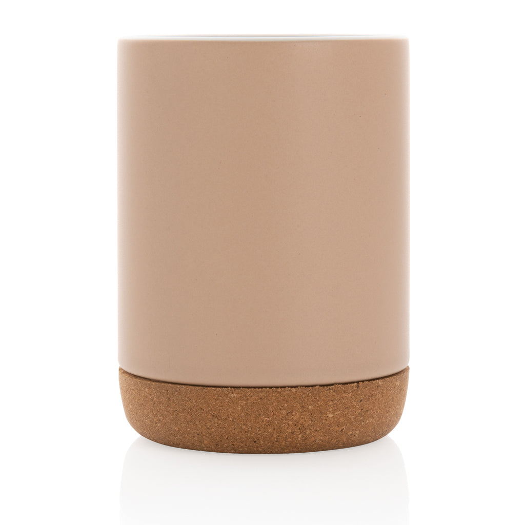 Ceramic mug with cork base 280ml