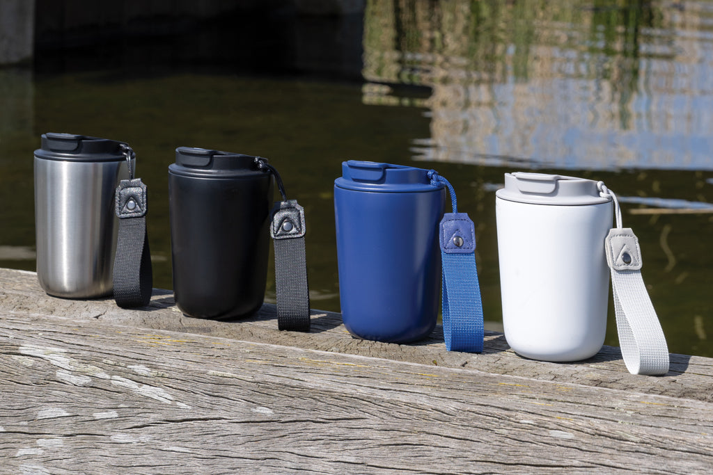 Cuppa RCS re-steel vacuum tumbler with lanyard