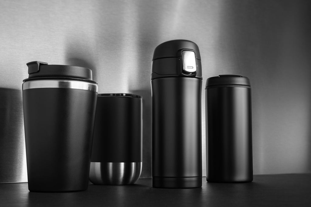 RCS Recycled stainless steel easy lock vacuum mug