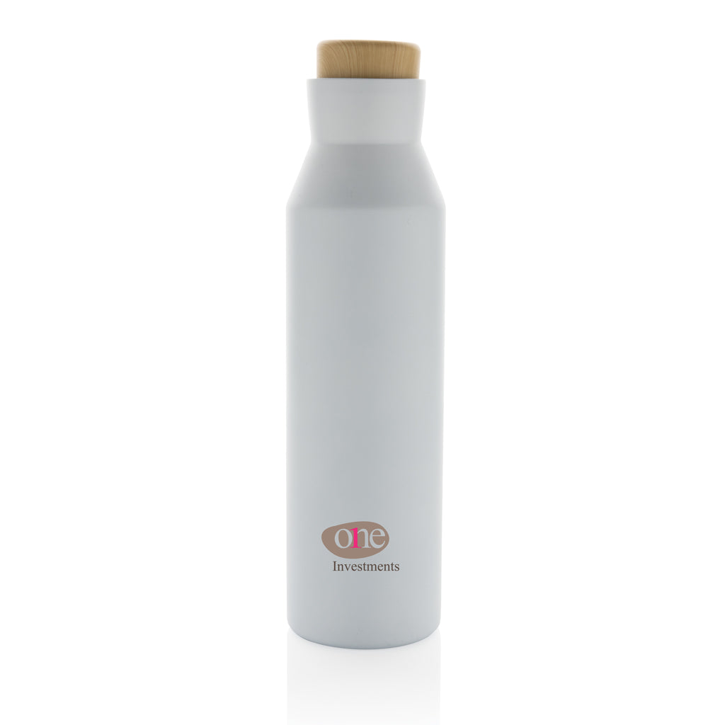 Gaia RCS certified recycled stainless steel vacuum bottle