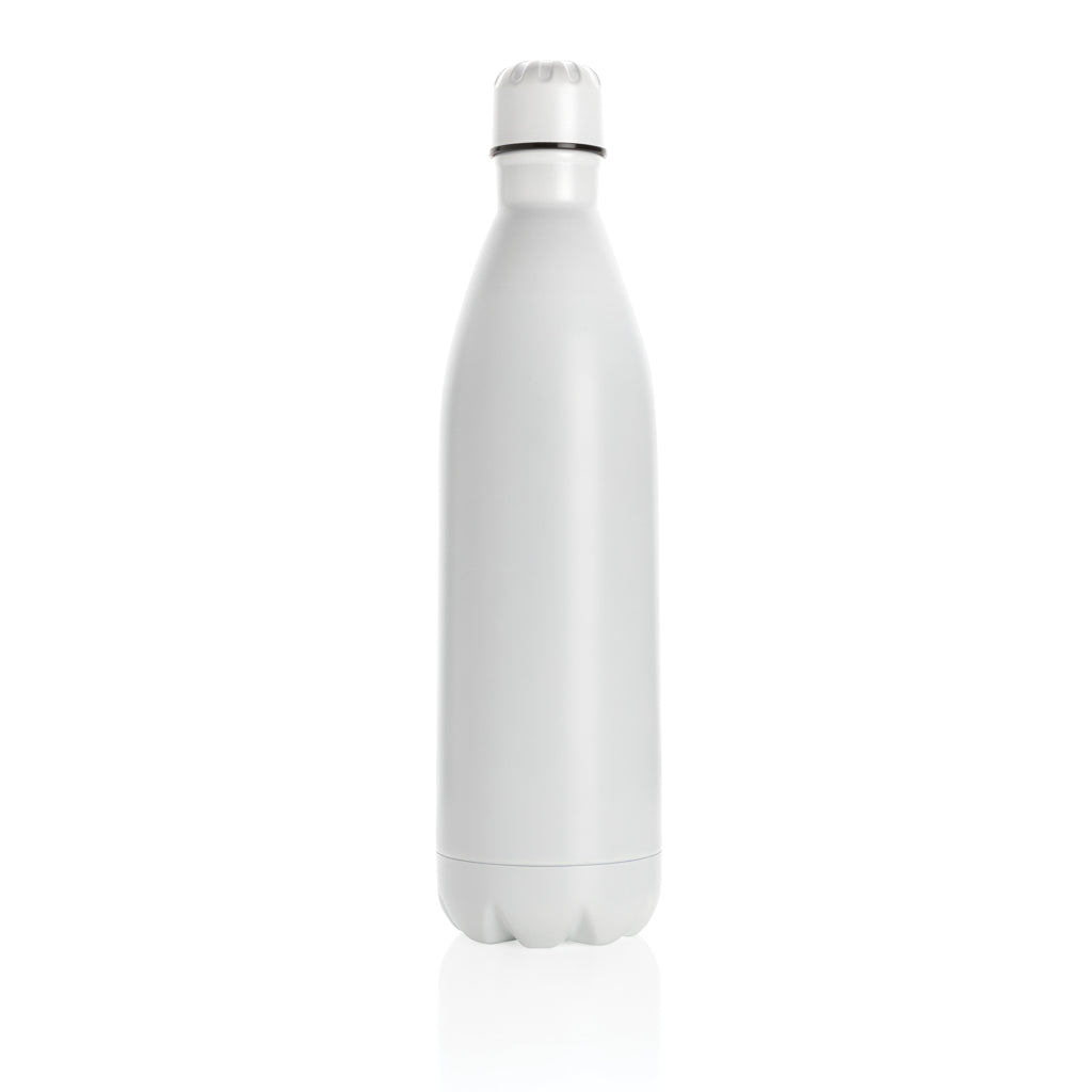 Solid colour vacuum stainless steel bottle 1L