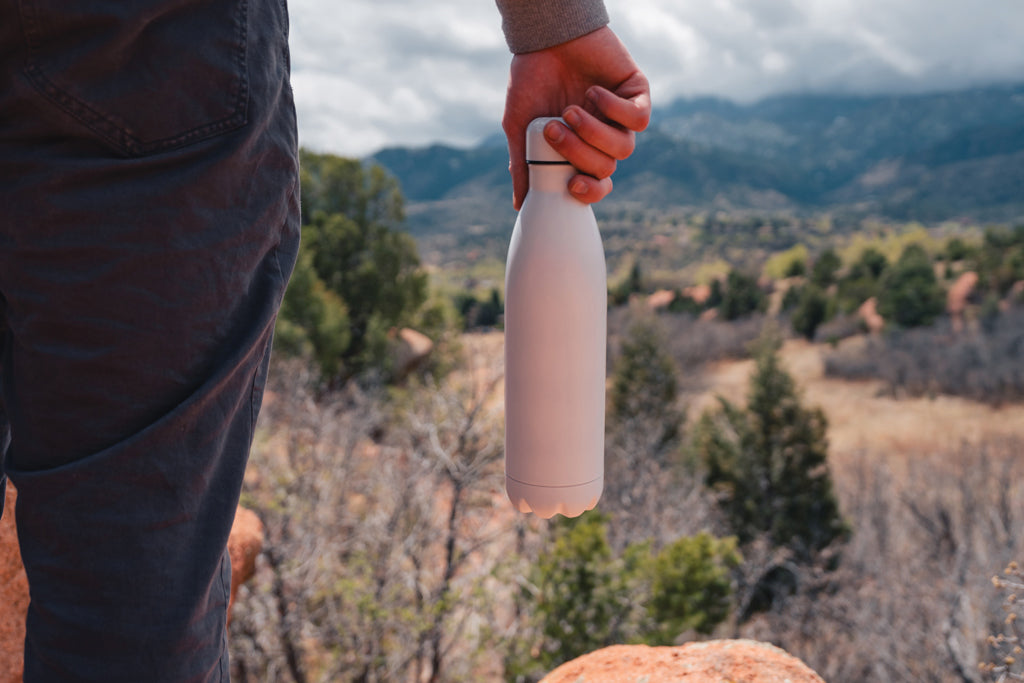 Solid colour vacuum stainless steel bottle 750ml