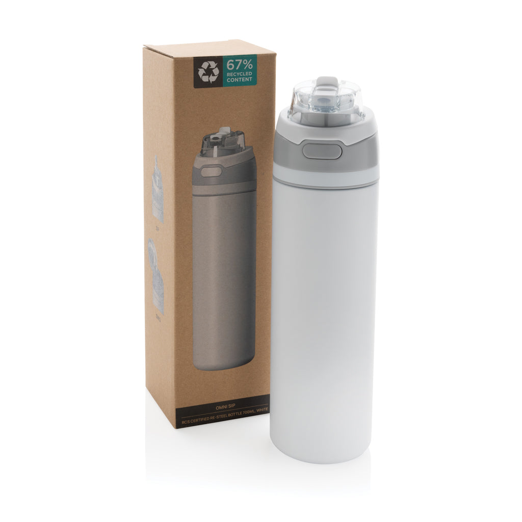 Omni Sip RCS certified re-steel lockable bottle 720ml