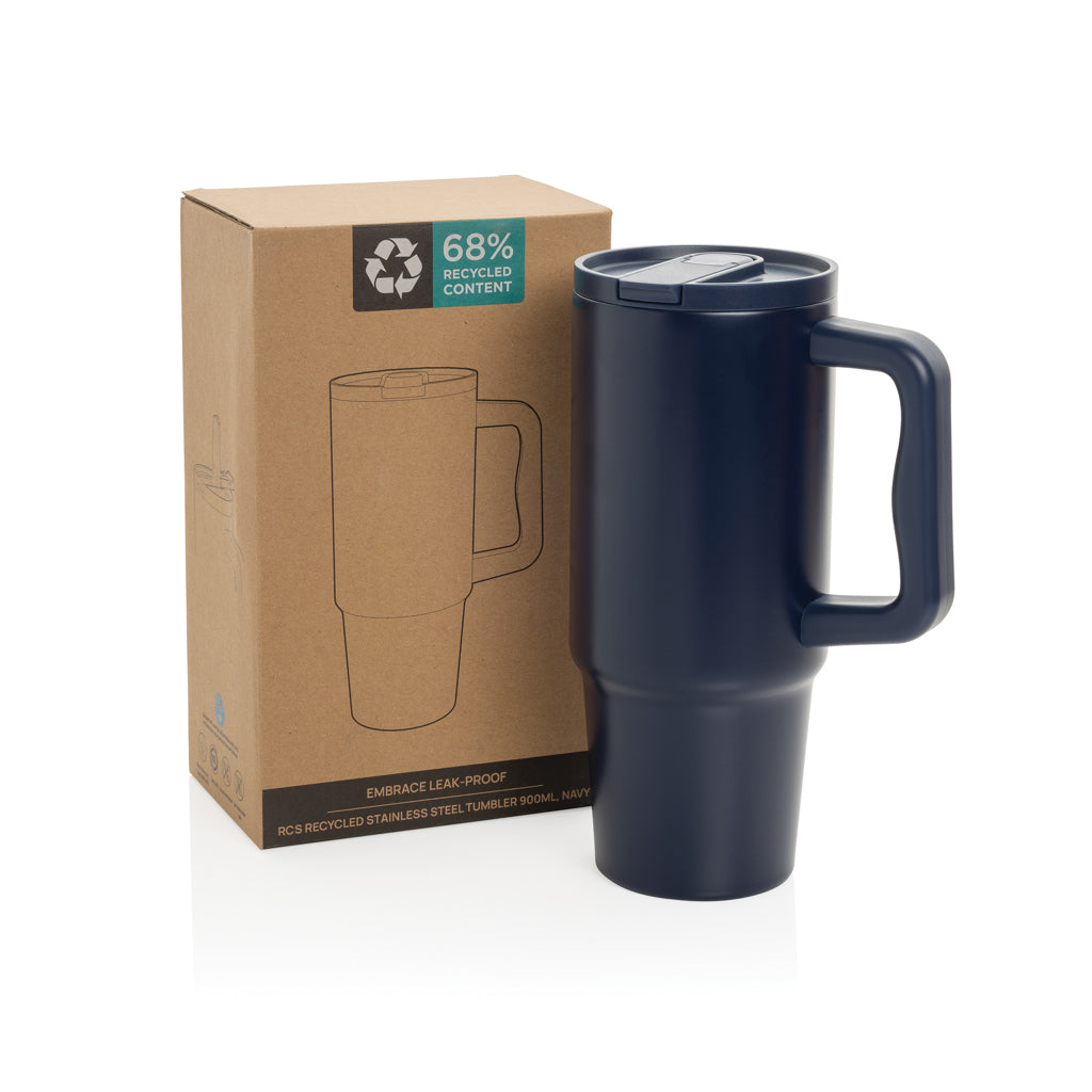 Embrace Leakproof RCS recycled stainless steel tumbler 900ml