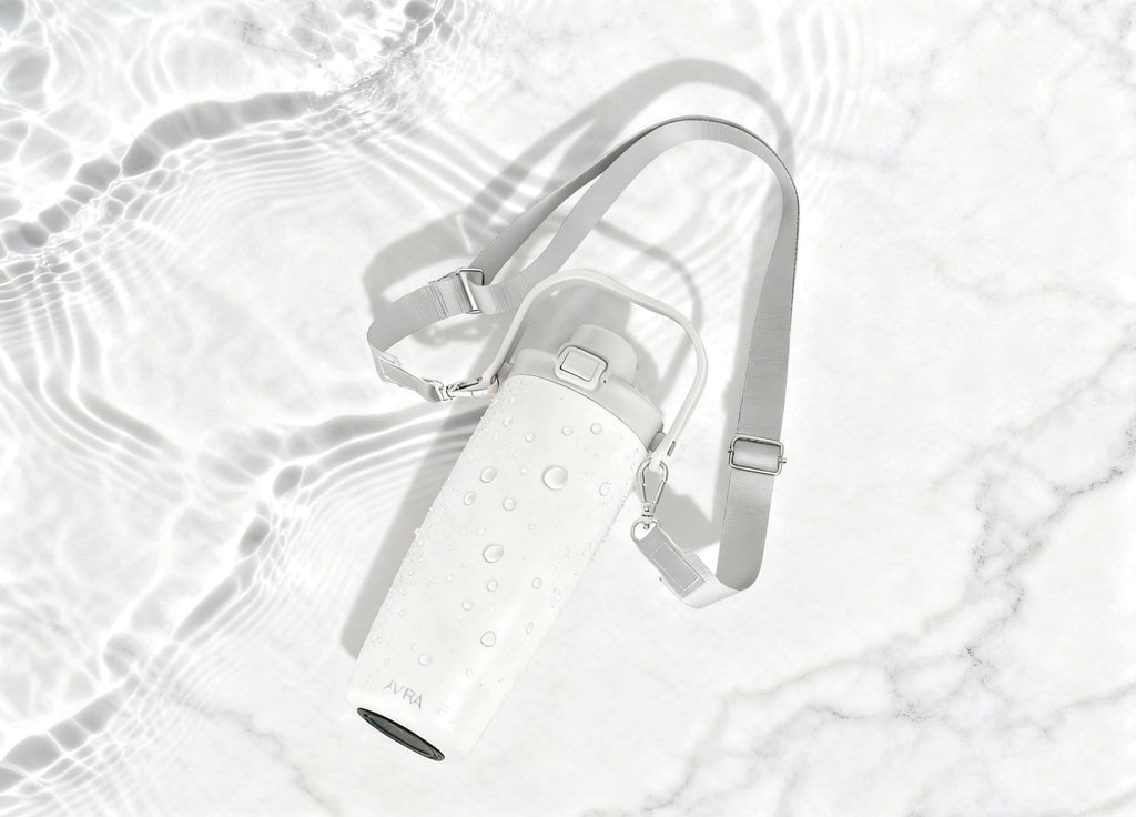 Avira Ayala RCS re-steel duosip lockable crossbody tumbler