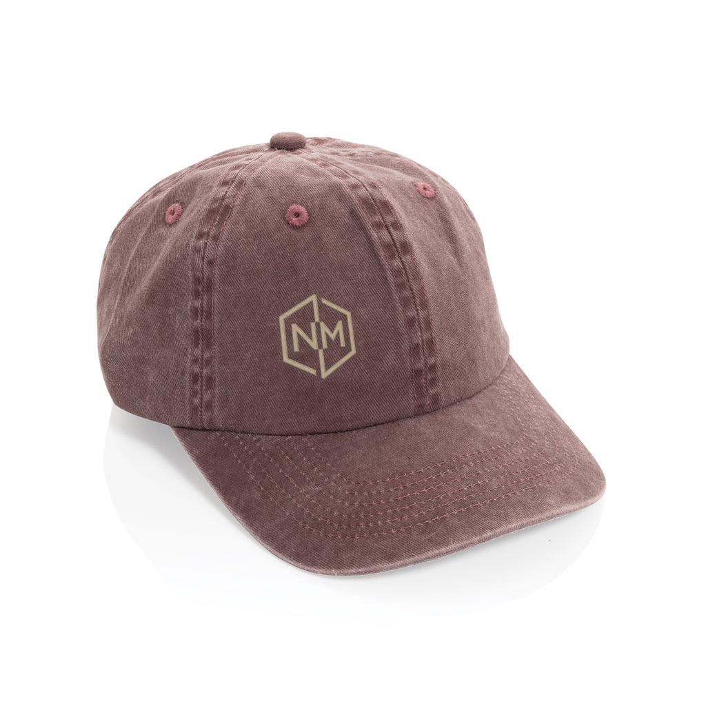 BEAU AWARE™ Washed 6 panel 270gsm cotton twill cap