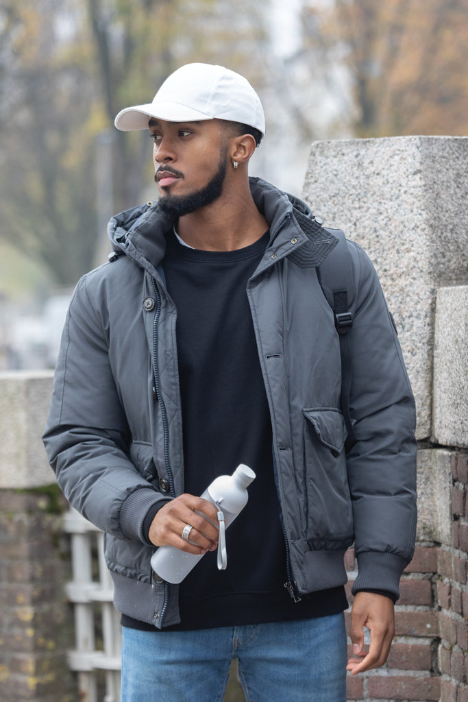 Impact 6 panel 280gr Recycled cotton cap with AWARE™ tracer