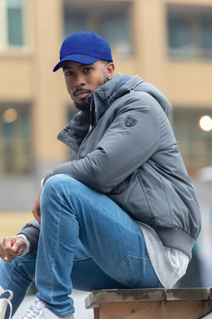 Impact 6 panel 280gr Recycled cotton cap with AWARE™ tracer