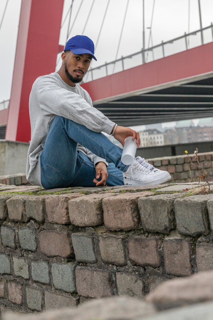 Impact 6 panel 190gr Recycled cotton cap with AWARE™ tracer