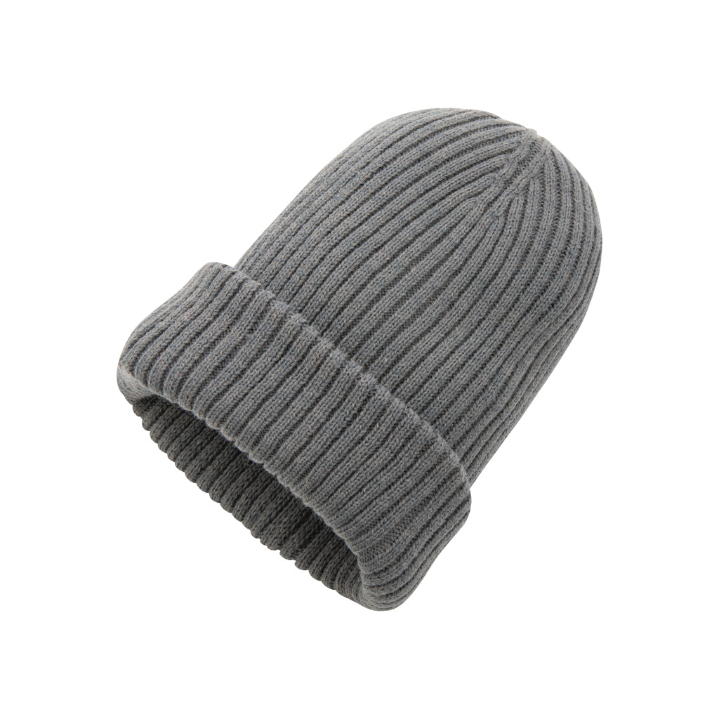 Impact AWARE™ Polylana® double knitted beanie - anthracite, Acrylic