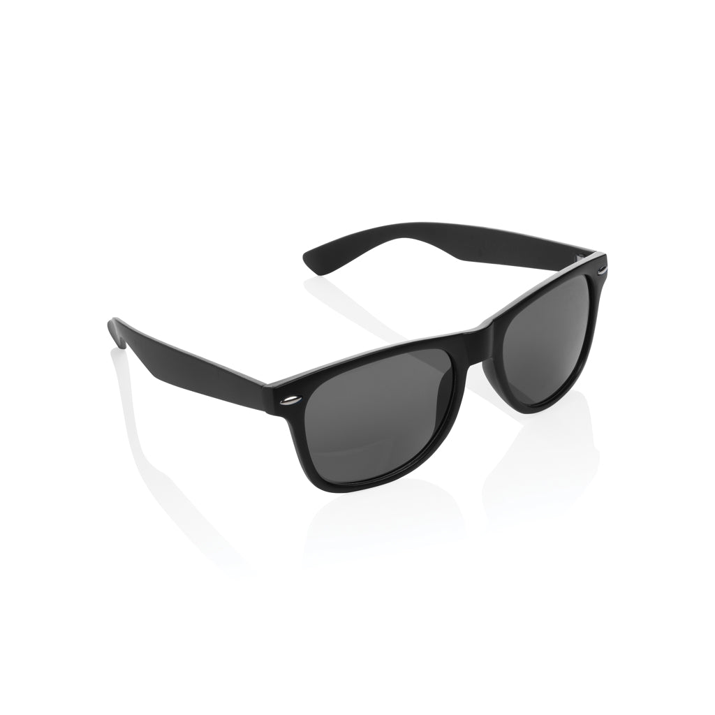 GRS recycled PC plastic sunglasses - black, Recycled Polycarbonate