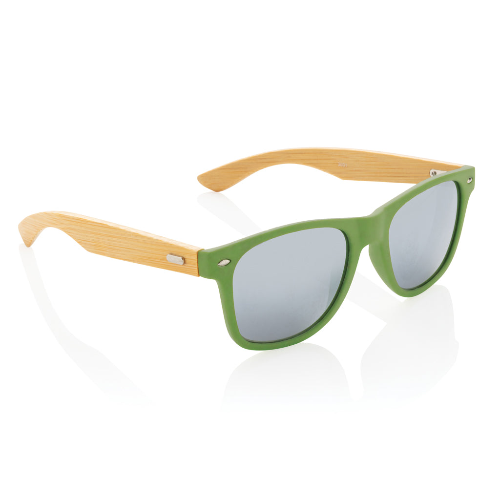 Bamboo and RCS recycled plastic sunglasses