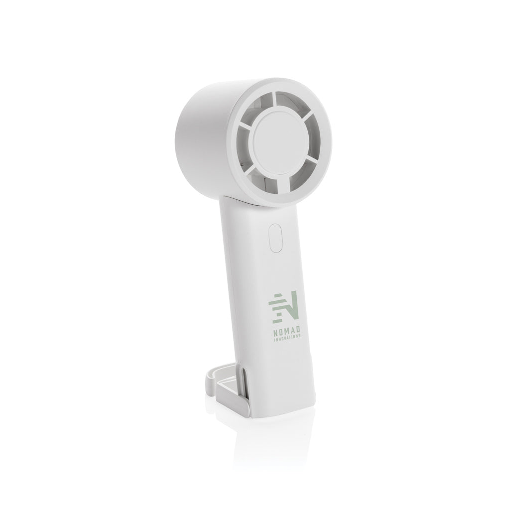 Twist RCS recycled plastic re-chargeable portable fan