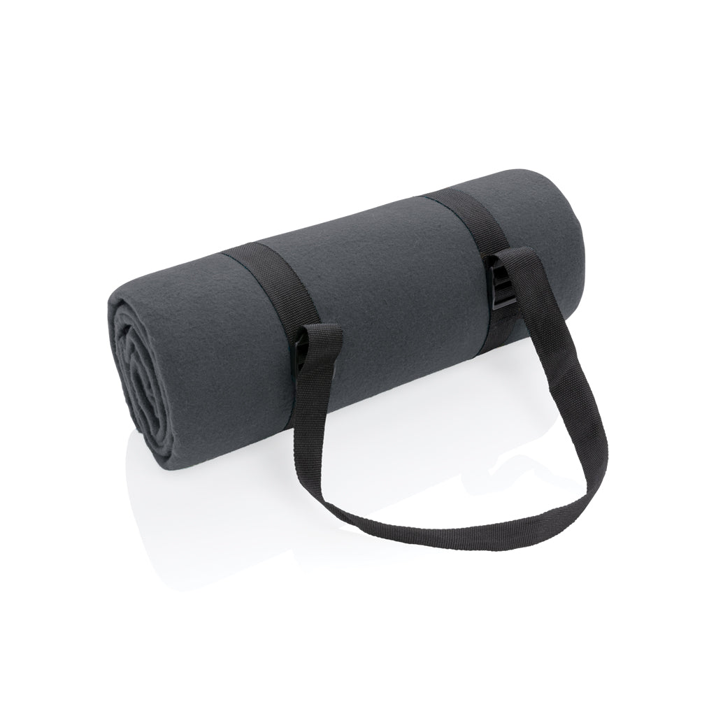 Impact AWARE™ RPET picnic blanket - anthracite, rPET,Polyethylene vinyl acetate