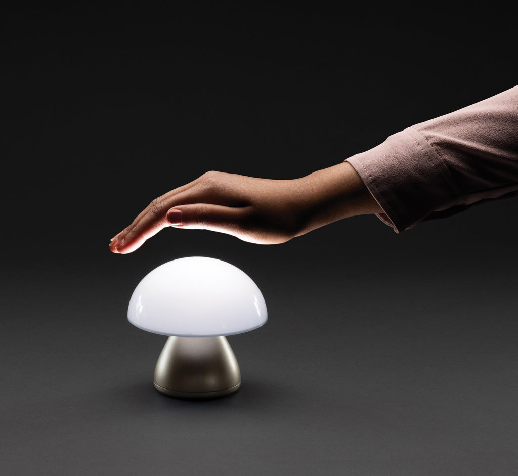 Luming RCS recycled plastic USB re-chargeable table lamp