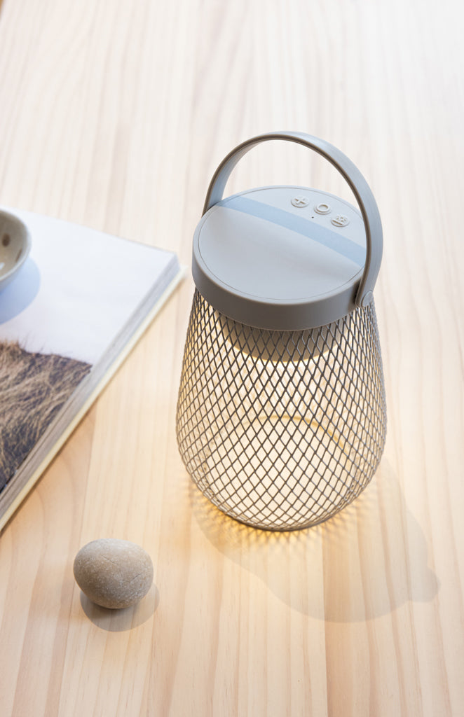 Aurora RCS recycled plastic USB re-chargeable table lamp