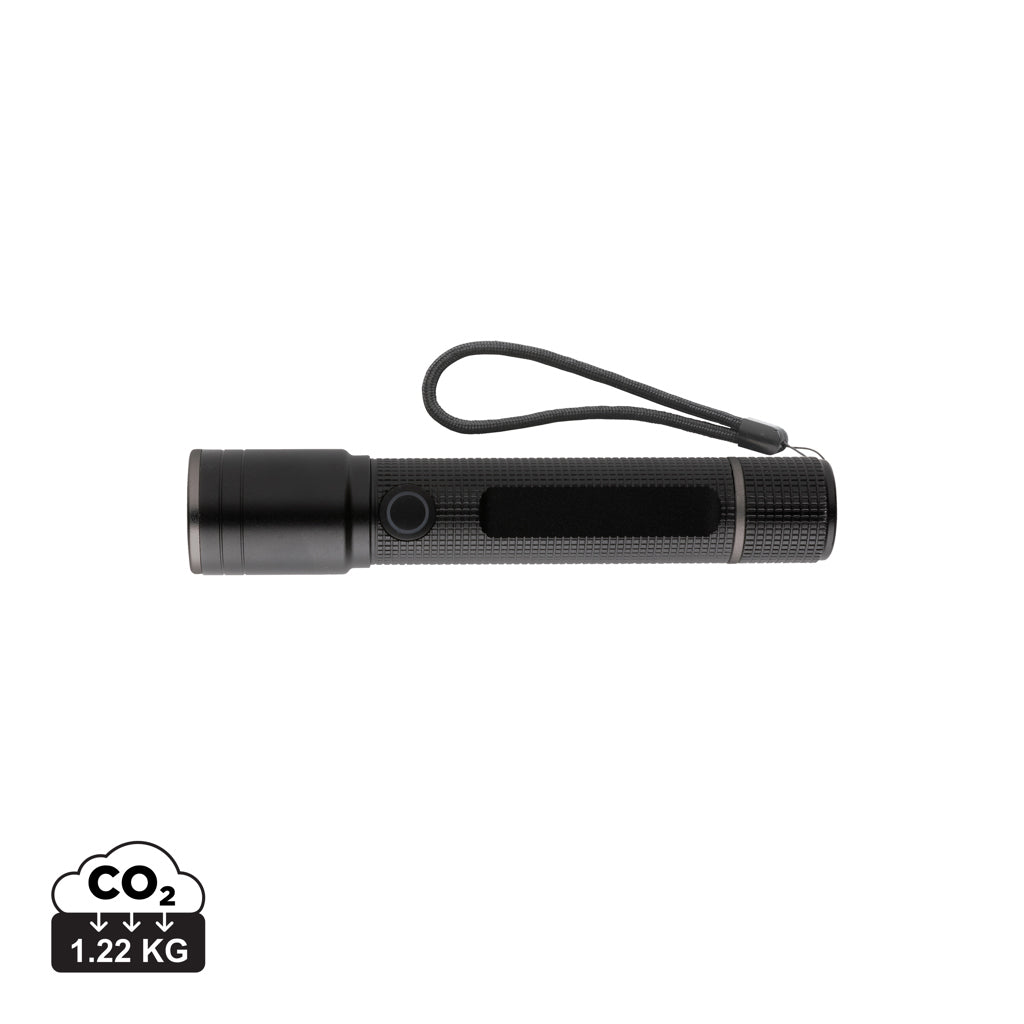 Gear X RCS recycled aluminium USB-rechargeable torch