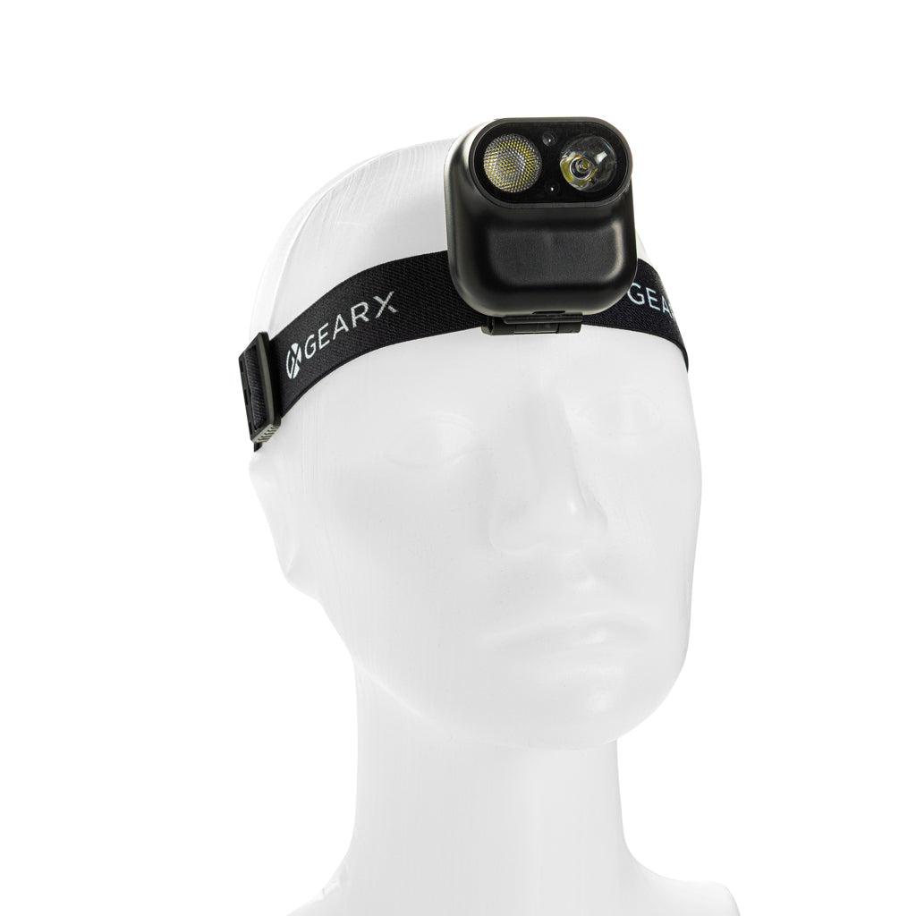 Gear X RCS rPlastic head torch with motion sensor