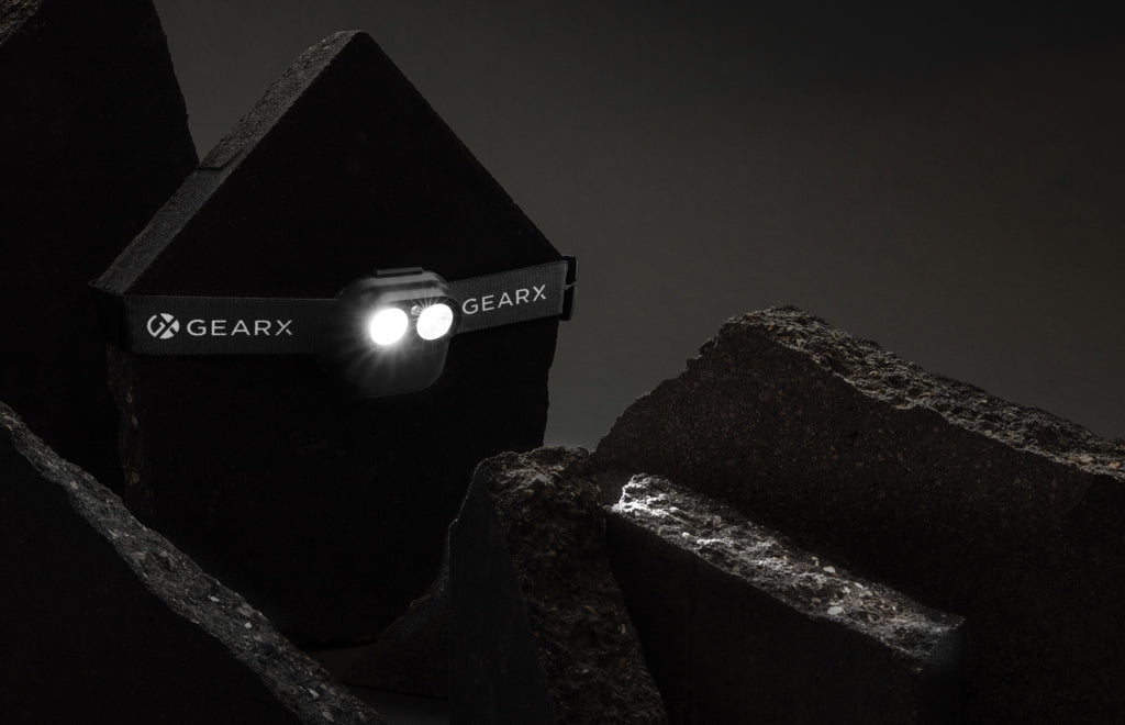 Gear X RCS rPlastic head torch with motion sensor