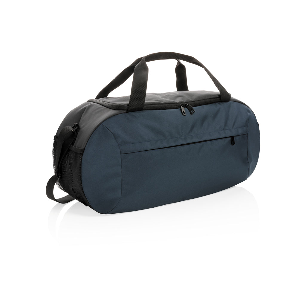 Impact AWARE™ RPET modern sports duffel - navy, rPET,rPET