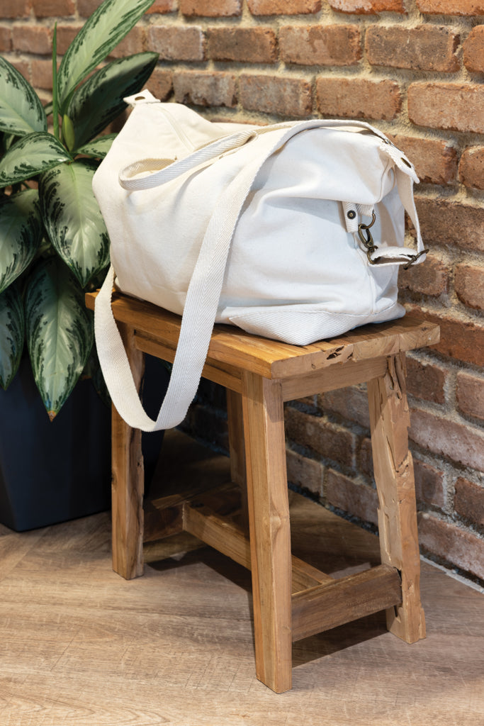 Kezar AWARE™ 500 gsm recycled canvas deluxe weekend bag