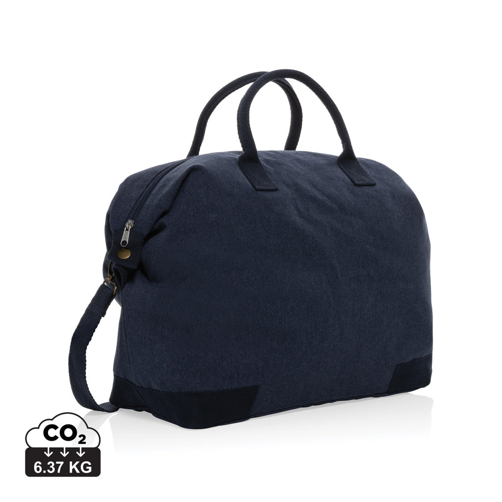 Kezar AWARE™ 500 gsm recycled canvas deluxe weekend bag