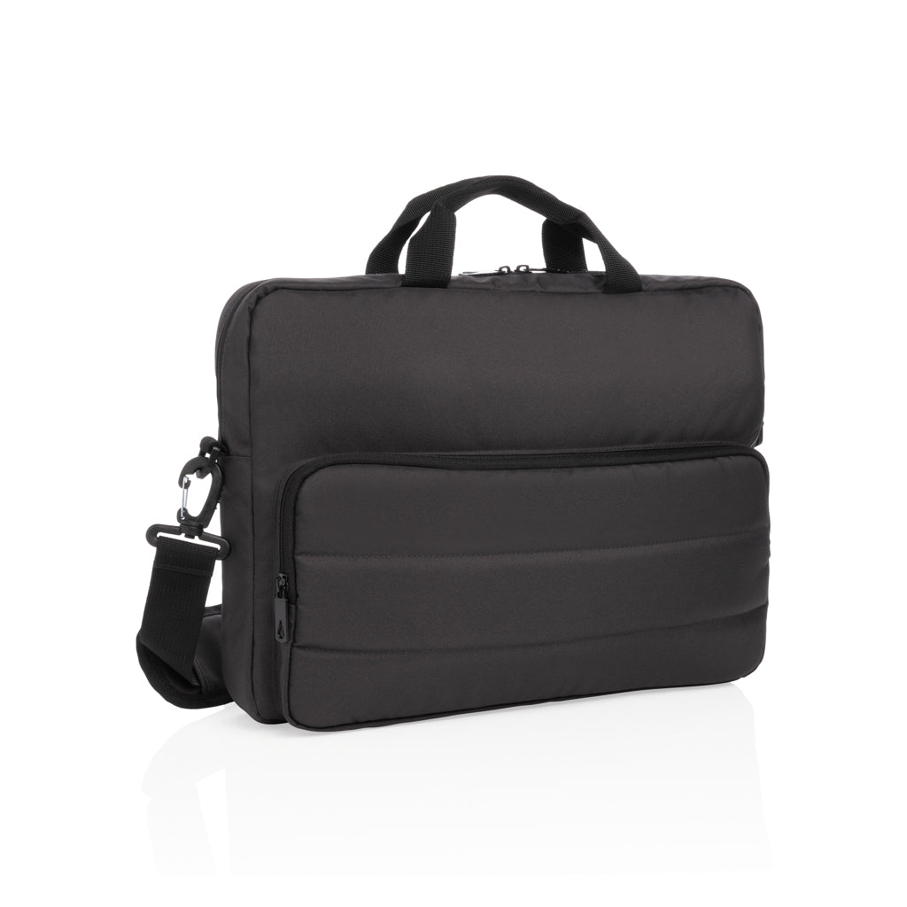 Impact AWARE™ RPET 15.6' laptop bag - black, rPET,Polyurethane