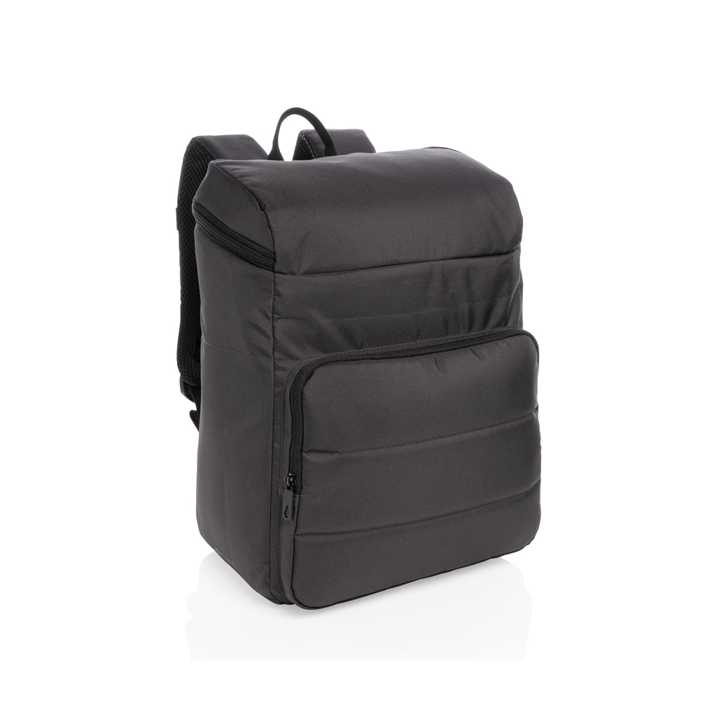 Impact AWARE™ RPET cooler backpack - black, rPET