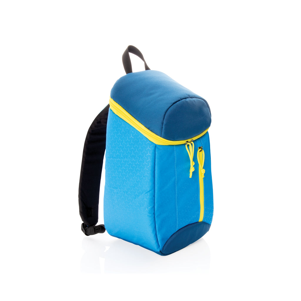 Hiking cooler backpack 10L - blue, Polyester,Polyethylene vinyl acetate